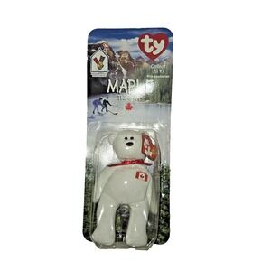 McDonalds Collectible TY Beanie Babies Maple the Bear Stuffed Animal Plush Toy